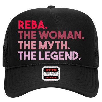 Reba The Woman The Myth The Legend Personalized Reba Trucker Hat
