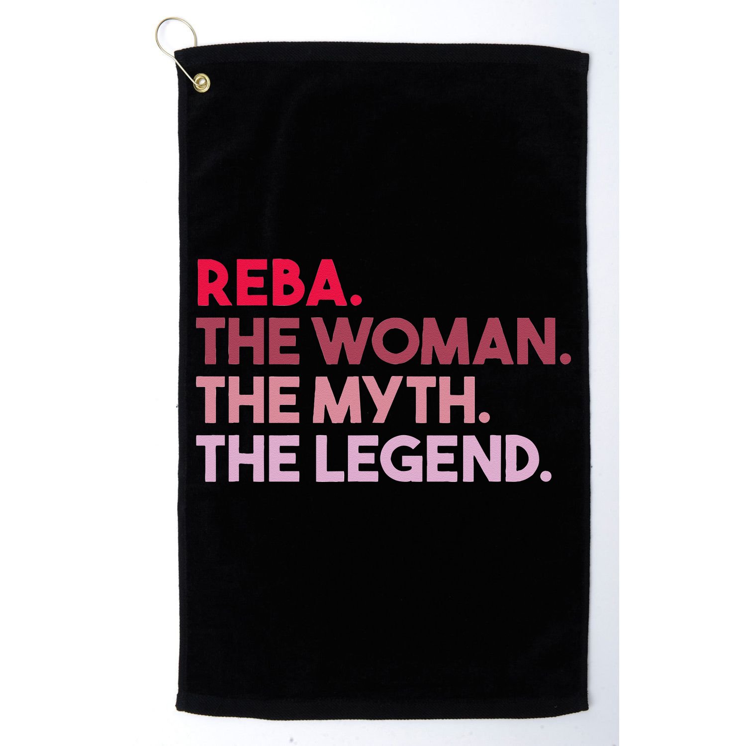 Reba The Woman The Myth The Legend Personalized Reba Golf Towel