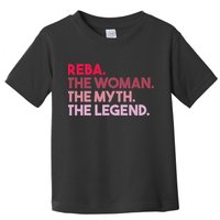 Reba The Woman The Myth The Legend Personalized Reba Toddler T-Shirt