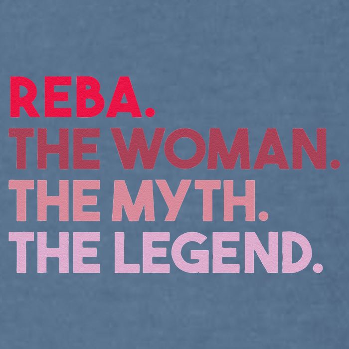 Reba The Woman The Myth The Legend Personalized Reba Garment-Dyed Sweatshirt
