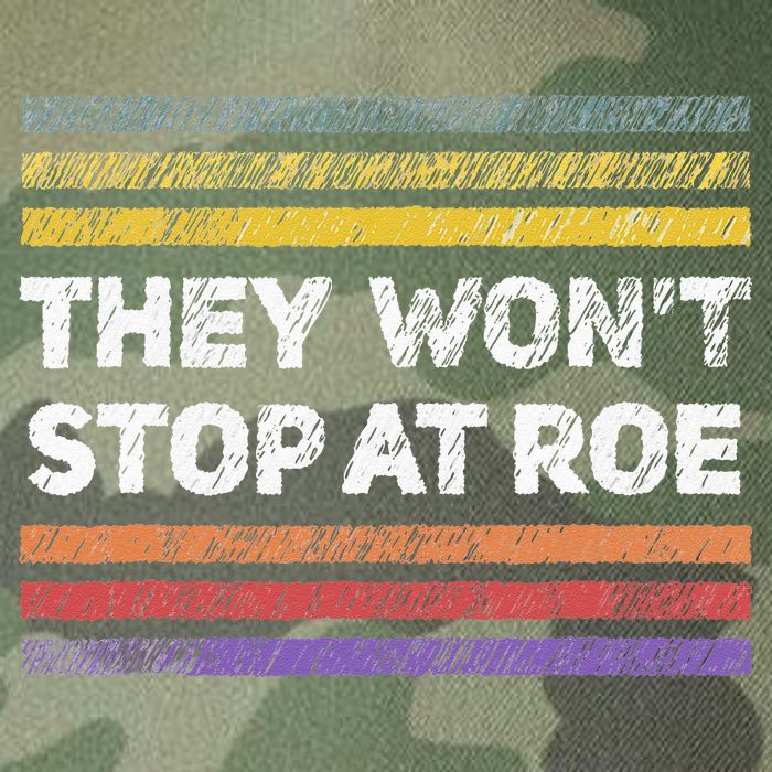 Retro They Wont Stop At Roe Rights Groovy Legacy Tie Dye Trucker Hat