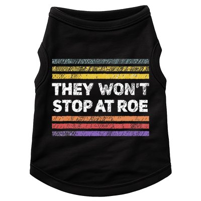 Retro They Wont Stop At Roe Rights Groovy Doggie Tank