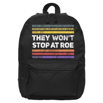 Retro They Wont Stop At Roe Rights Groovy 16 in Basic Backpack