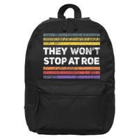 Retro They Wont Stop At Roe Rights Groovy 16 in Basic Backpack