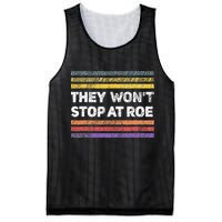Retro They Wont Stop At Roe Rights Groovy Mesh Reversible Basketball Jersey Tank