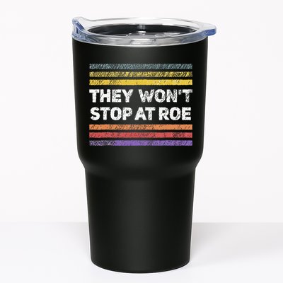 Retro They Wont Stop At Roe Rights Groovy Tumbler