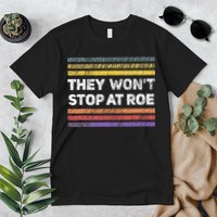 Retro They Wont Stop At Roe Rights Groovy Premium T-Shirt