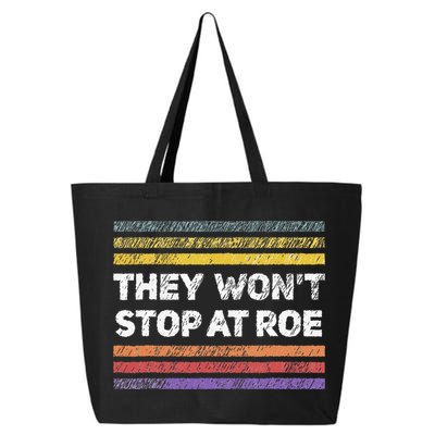 Retro They Wont Stop At Roe Rights Groovy 25L Jumbo Tote