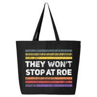 Retro They Wont Stop At Roe Rights Groovy 25L Jumbo Tote