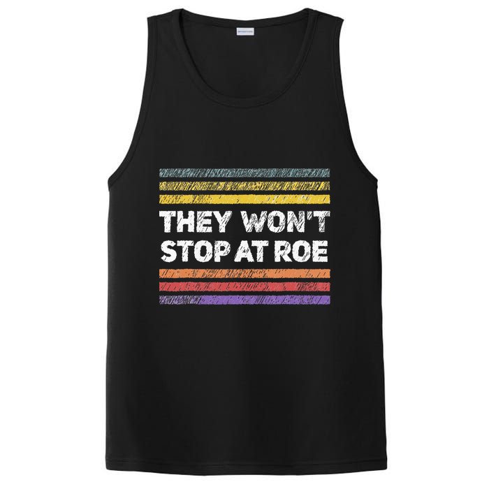 Retro They Wont Stop At Roe Rights Groovy PosiCharge Competitor Tank