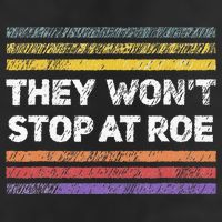 Retro They Wont Stop At Roe Rights Groovy Trucker Hat