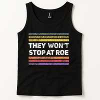 Retro They Wont Stop At Roe Rights Groovy Tank Top