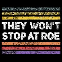 Retro They Wont Stop At Roe Rights Groovy Tank Top