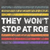 Retro They Wont Stop At Roe Rights Groovy Vector Backpack
