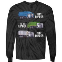 Recycling Trash Waste Separation Garbage Truck Tie-Dye Long Sleeve Shirt