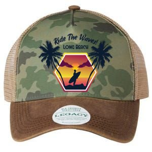 Ride The Waves Long Beach Legacy Tie Dye Trucker Hat