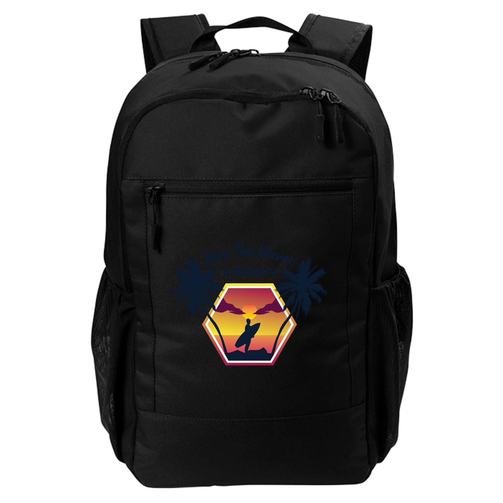 Ride The Waves Long Beach Backpack