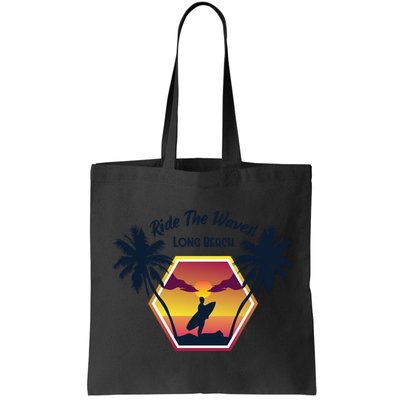 Ride The Waves Long Beach Bag