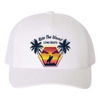 Ride The Waves Long Beach Yupoong Adult 5-Panel Trucker Hat