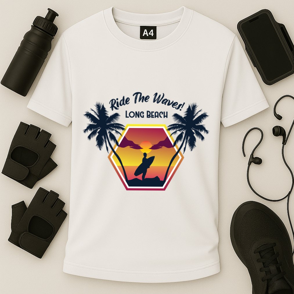 Ride The Waves Long Beach Performance Shirt