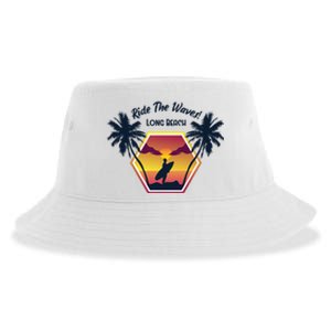 Ride The Waves Long Beach Sustainable Bucket Hat