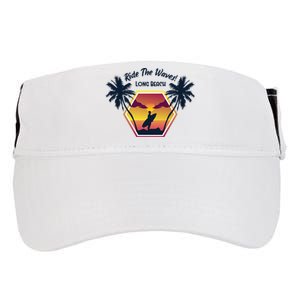 Ride The Waves Long Beach Adult Drive Performance Visor