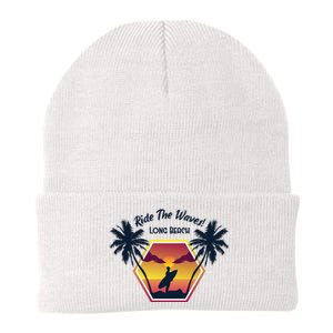 Ride The Waves Long Beach Knit Cap Winter Beanie