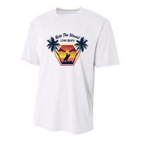 Ride The Waves Long Beach Youth Performance Sprint T-Shirt