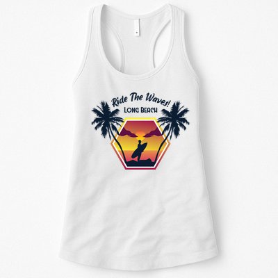 Ride The Waves Long Beach Womens Tank Top