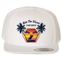 Ride The Waves Long Beach Wool Snapback Cap