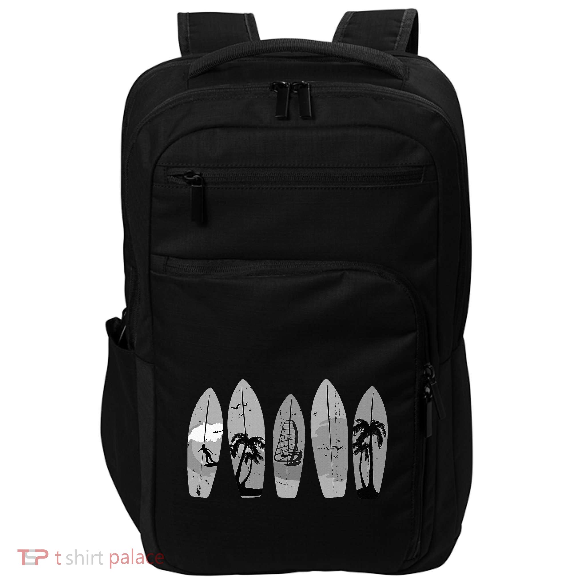 Ride the Waves with a Timeless Surfboard Impact Tech Backpack