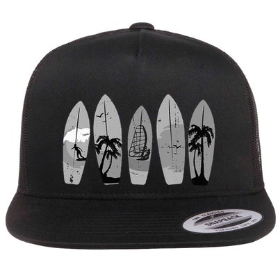 Ride the Waves with a Timeless Surfboard Flatbill Hat