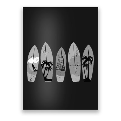 Ride the Waves with a Timeless Surfboard Poster