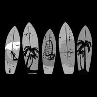 Ride the Waves with a Timeless Surfboard Poster