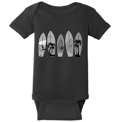 Ride the Waves with a Timeless Surfboard Baby Bodysuit