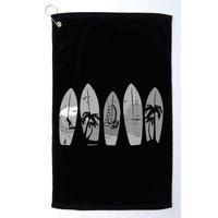 Ride the Waves with a Timeless Surfboard Golf Towel