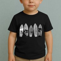 Ride the Waves with a Timeless Surfboard Toddler T-Shirt