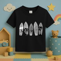 Ride the Waves with a Timeless Surfboard Toddler T-Shirt