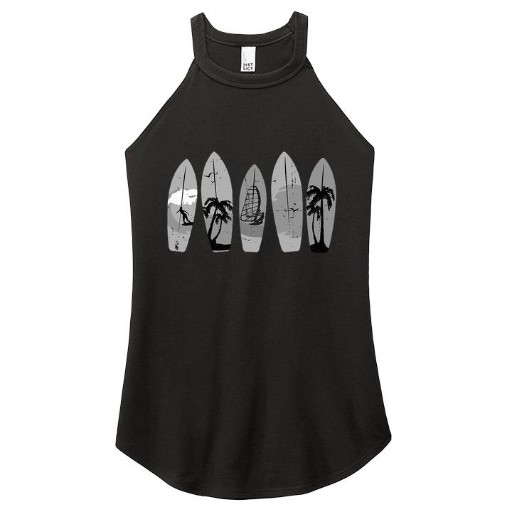 Ride the Waves with a Timeless Surfboard Women's Perfect Tri Rocker Tank