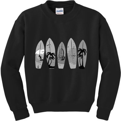 Ride the Waves with a Timeless Surfboard Kids Sweatshirt