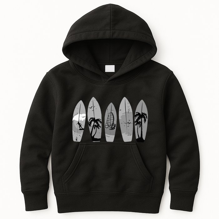 Ride the Waves with a Timeless Surfboard Kids Hoodie