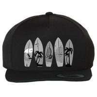 Ride the Waves with a Timeless Surfboard Wool Snapback Cap