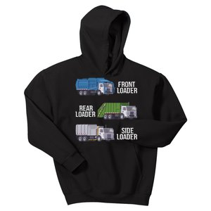 Recycling Trash Waste Separation Garbage Truck Kids Hoodie