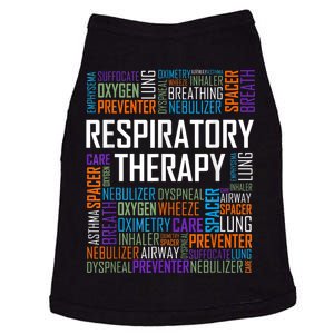 Respiratory Therapist Words Therapy Care Week Doggie Tank