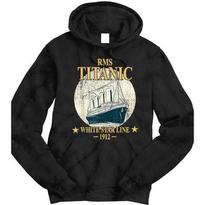 RMS TITANIC White Star Line Cruise Ship 1912 boy girl kid Tie Dye Hoodie