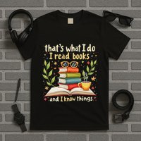 Reading ThatS What I Do I Read Books And I Know Things T-Shirt