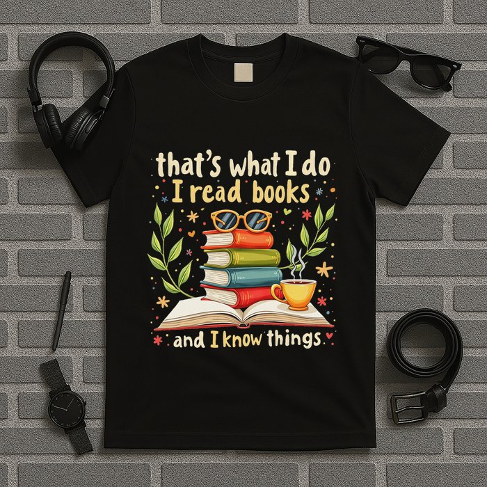 Reading ThatS What I Do I Read Books And I Know Things T-Shirt