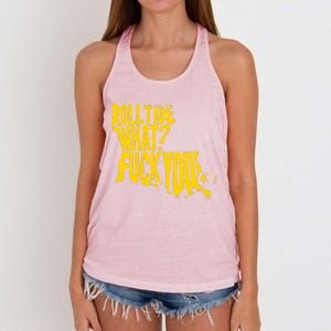 Roll Tide What F You Women's Knotted Racerback Tank