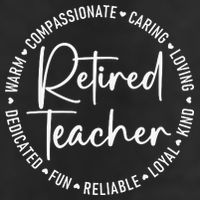 Retired Teacher White Adult Drive Performance Visor