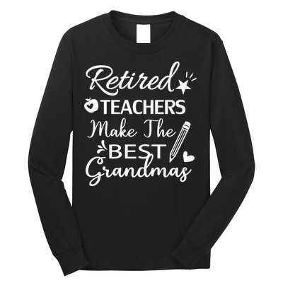 Retired Teacher White Long Sleeve Shirt